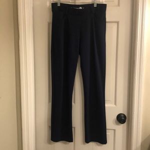 Betabrand Dress Pant Yoga Pant w pockets Navy Blue